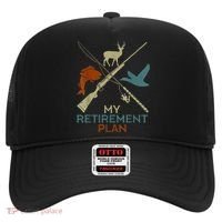 My Retirement Plan Hunting Fishing Hunter Grandfather Hat thumb 0