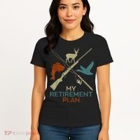 My Retirement Plan Hunting Fishing Hunter Grandfather Women's T-Shirt thumb 4