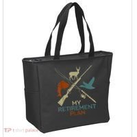 My Retirement Plan Hunting Fishing Hunter Grandfather Tote Bag thumb 2