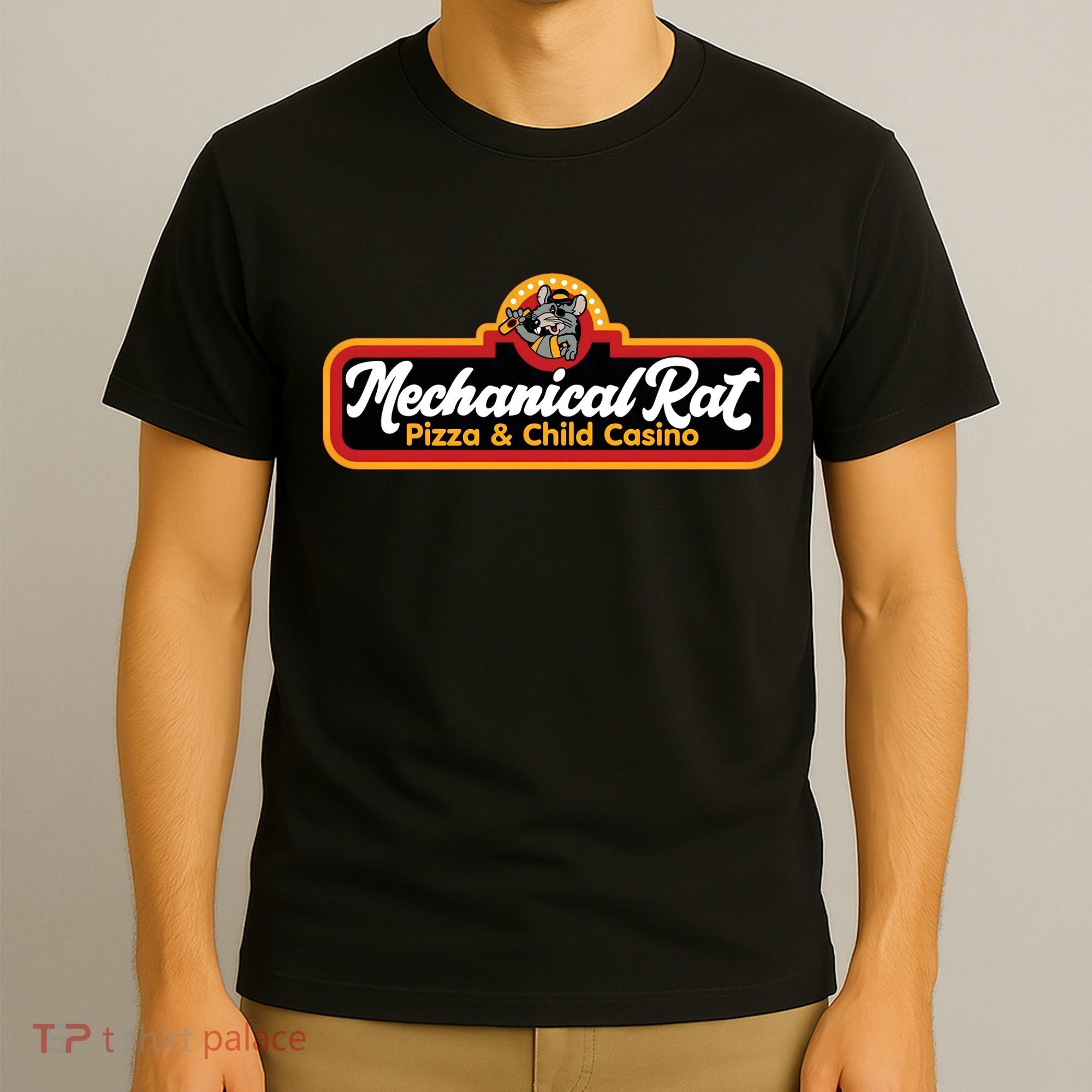 Mechanical Rat Pizza & Child Casino T-Shirt