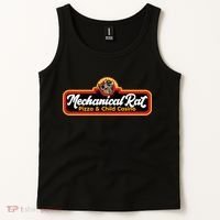 Mechanical Rat Pizza & Child Casino Tank Top thumb 2