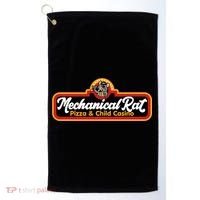 Mechanical Rat Pizza & Child Casino Golf Towel thumb 0