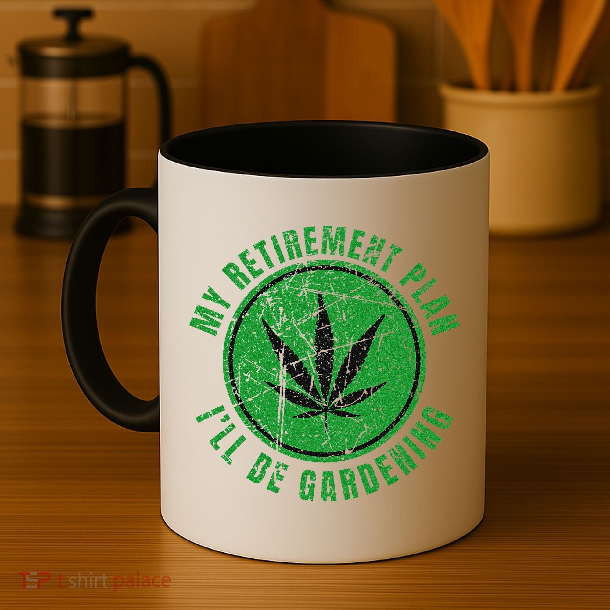 My Retirement Plan Cannabis Weed Marijuana Gardening 2024 Coffee Mug
