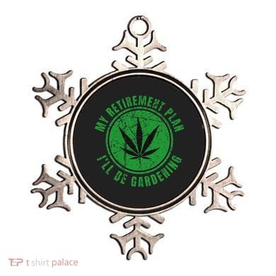 My Retirement Plan Cannabis Weed Marijuana Gardening 2024 Ornament