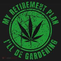 My Retirement Plan Cannabis Weed Marijuana Gardening 2024 Ornament thumb 1