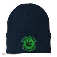 My Retirement Plan Cannabis Weed Marijuana Gardening 2024 Beanie thumb 0