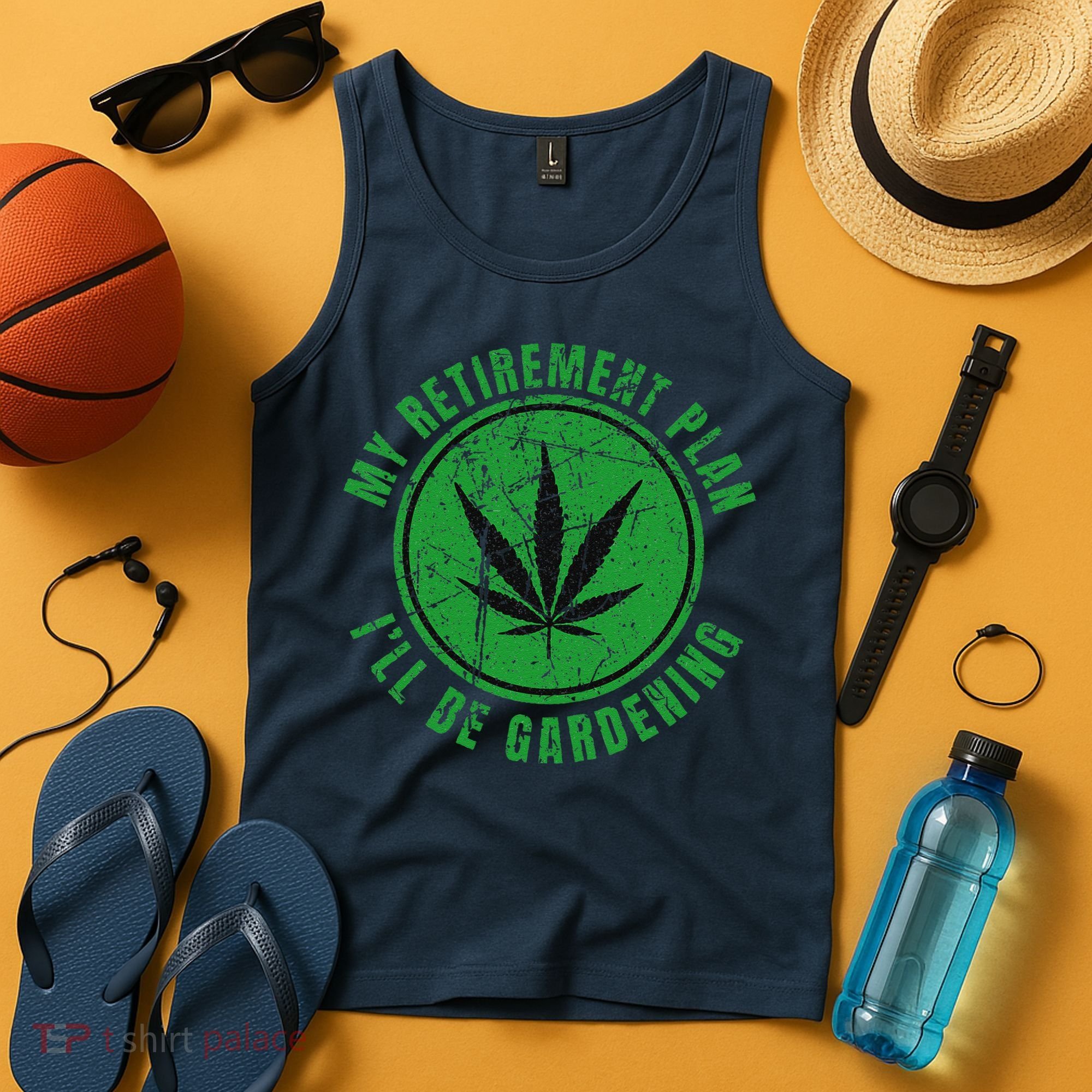My Retirement Plan Cannabis Weed Marijuana Gardening 2024 Tank Top