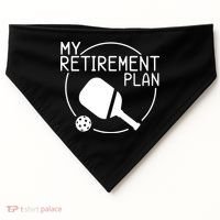 My Retirement Plan Pickleball USA-Made Doggie Bandana thumb 0