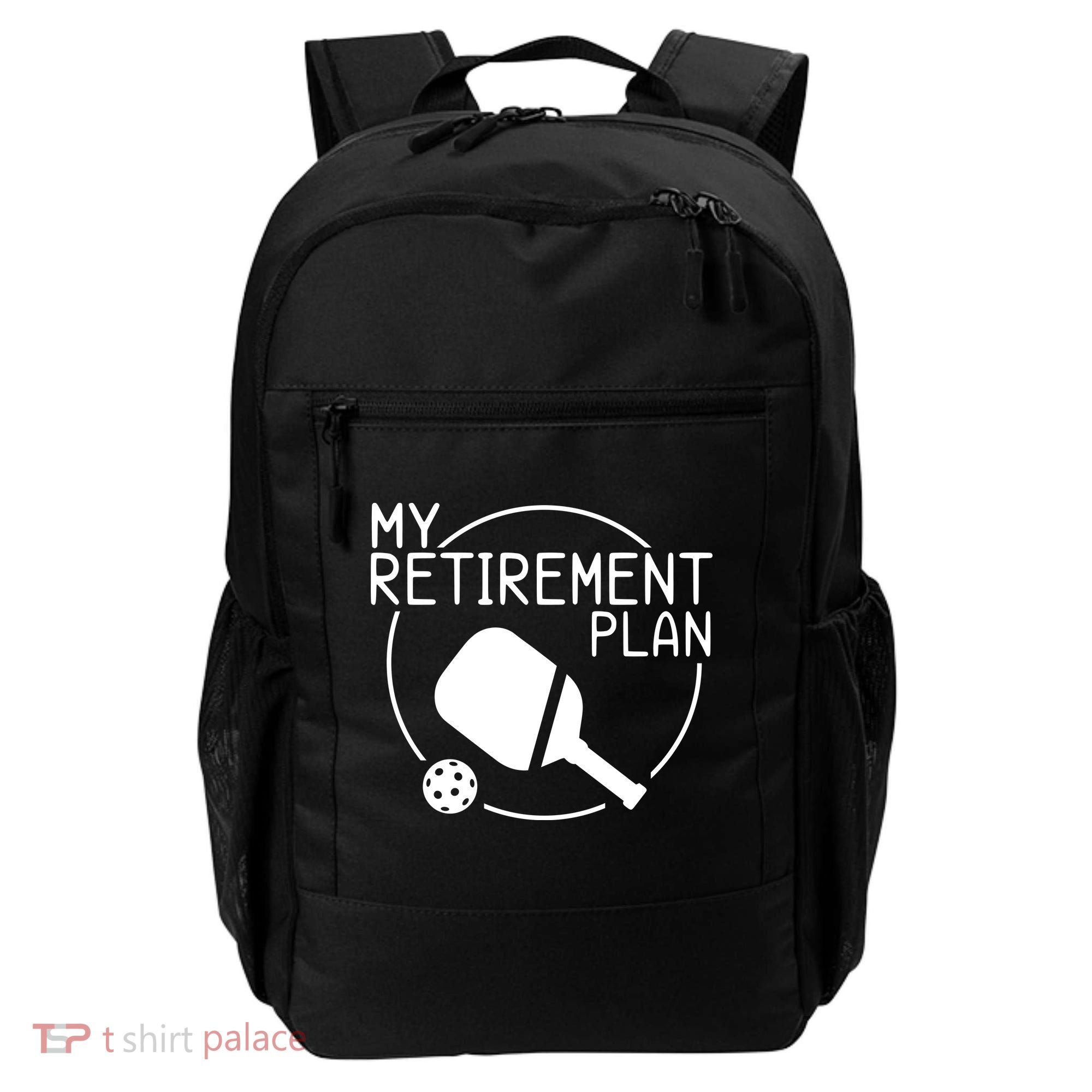 My Retirement Plan Pickleball Backpack
