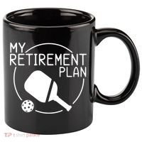 My Retirement Plan Pickleball 11oz C Handle Ceramic Mug thumb 0