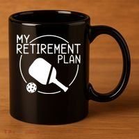 My Retirement Plan Pickleball 11oz C Handle Ceramic Mug thumb 3