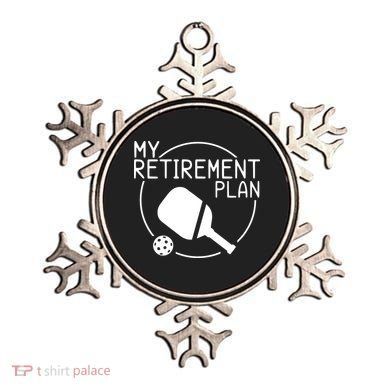 My Retirement Plan Pickleball Ornament