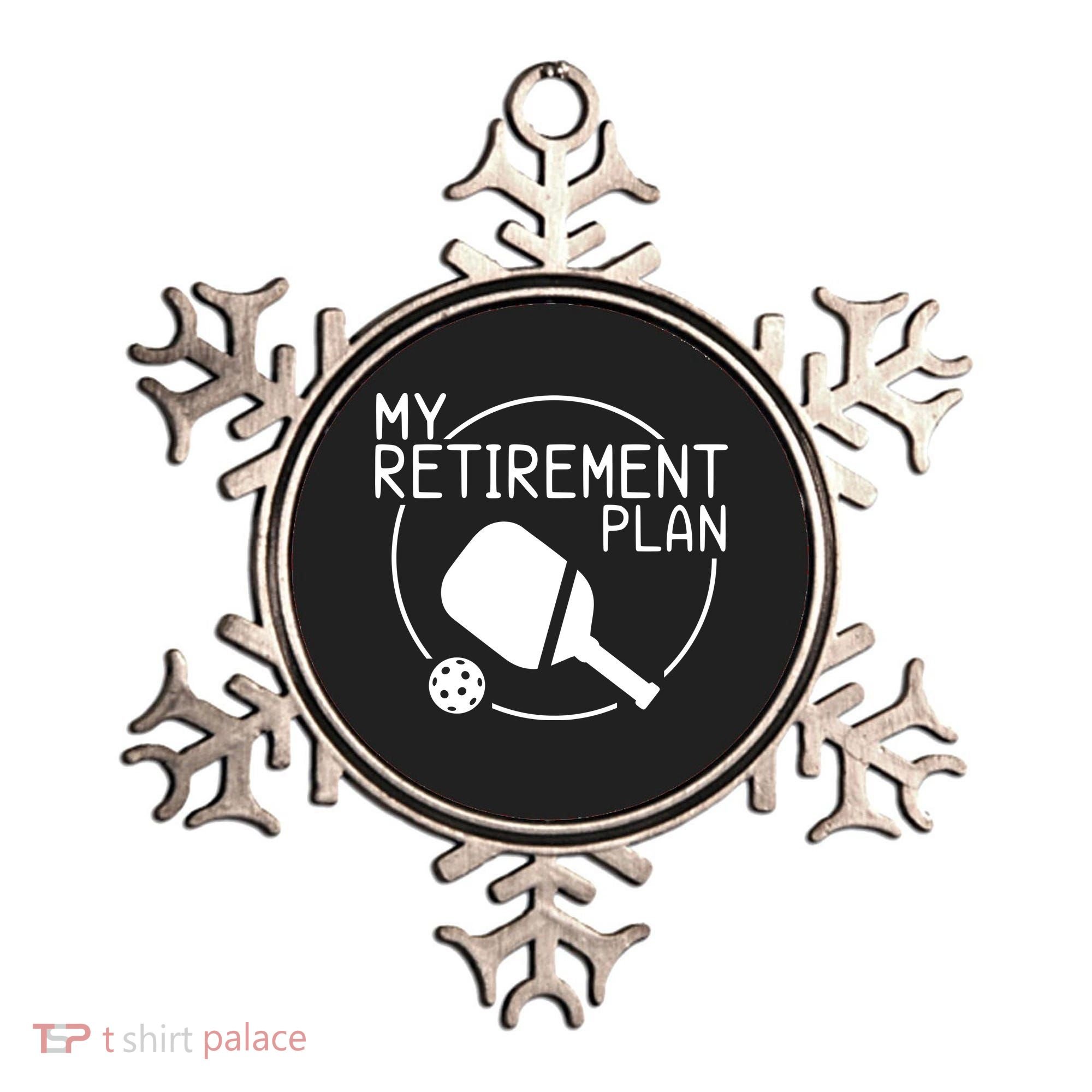 My Retirement Plan Pickleball Ornament