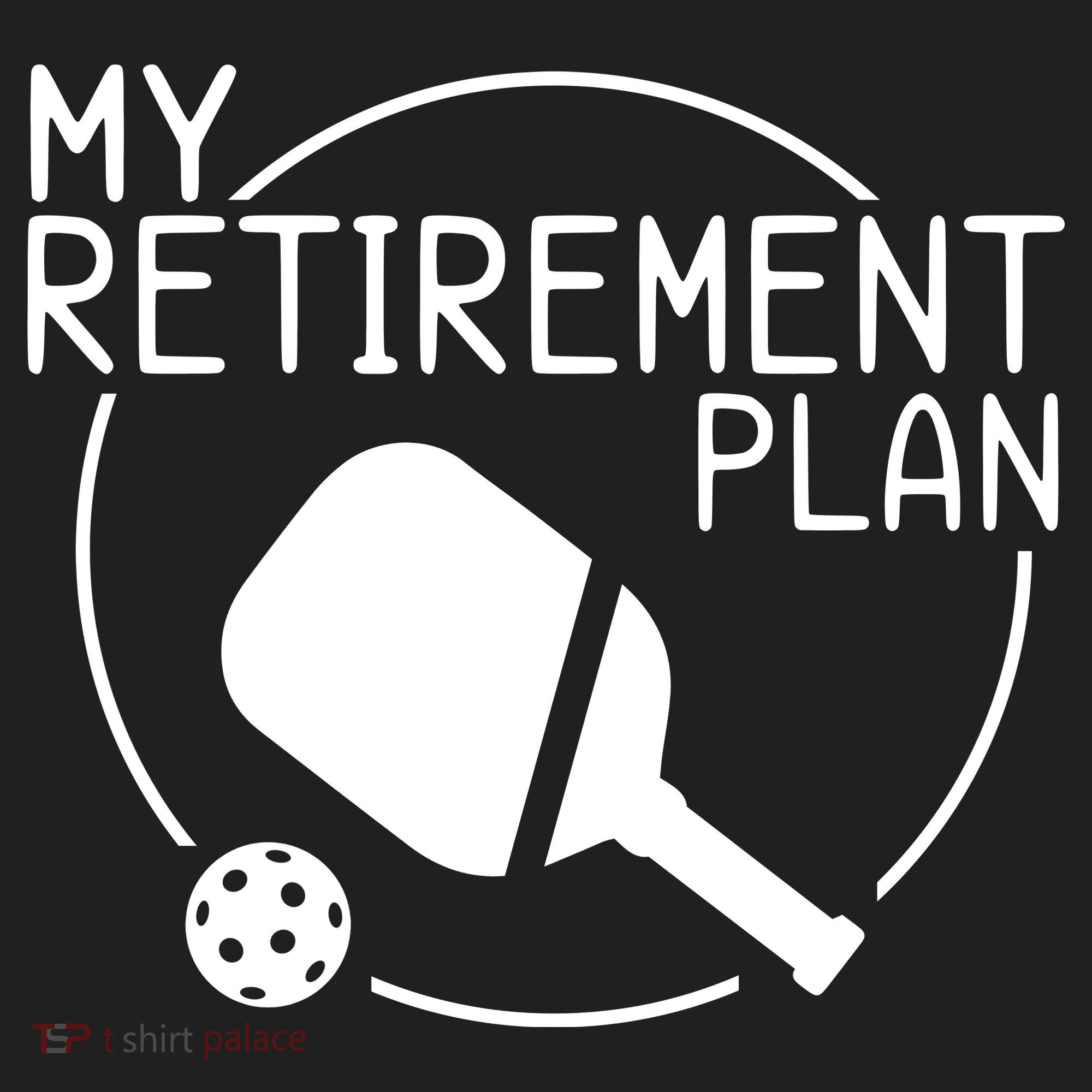 My Retirement Plan Pickleball Golf Towel