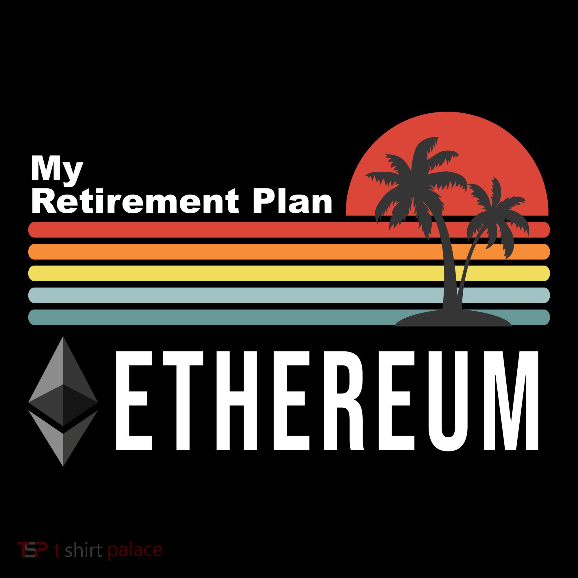 My Retirement Plan Ethereum Sunset Coaster
