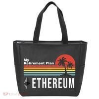 My Retirement Plan Ethereum Sunset Tote Bag thumb 0
