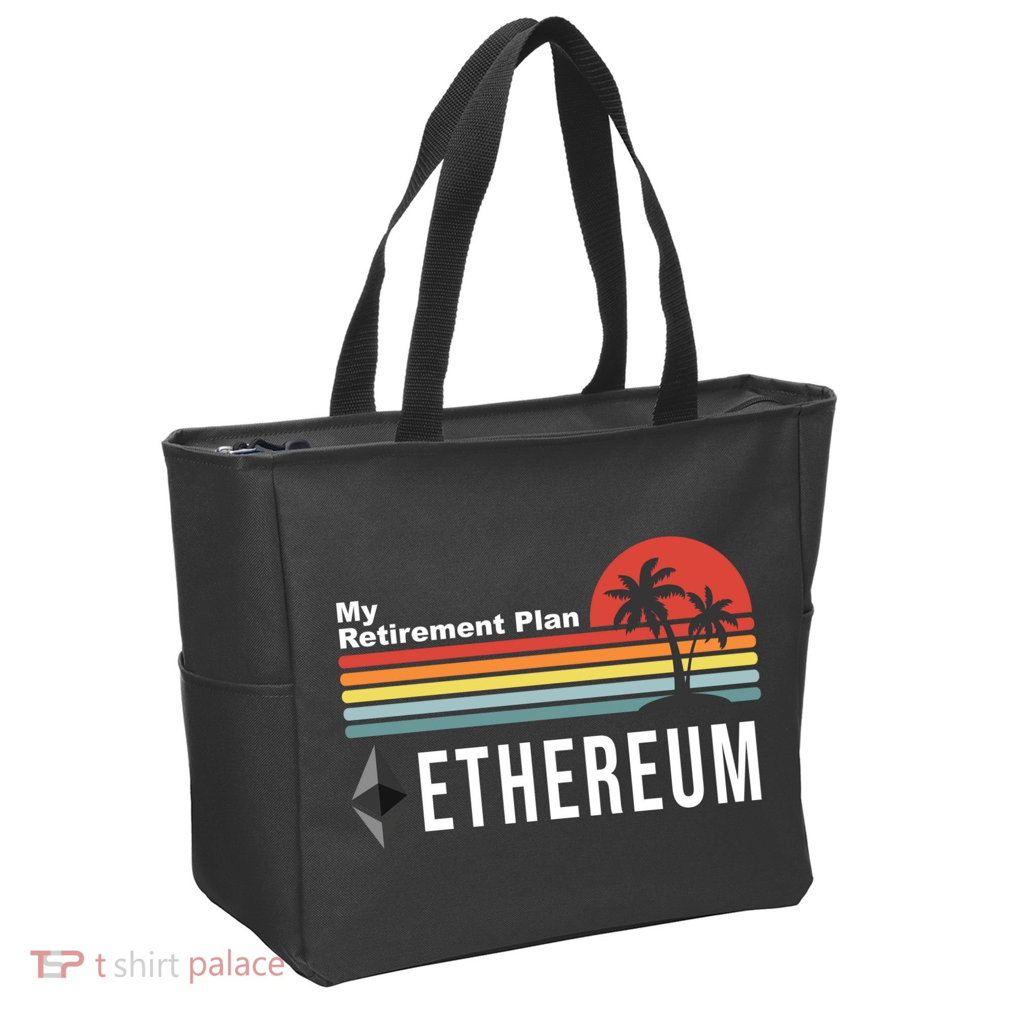 My Retirement Plan Ethereum Sunset Tote Bag