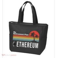 My Retirement Plan Ethereum Sunset Tote Bag thumb 3