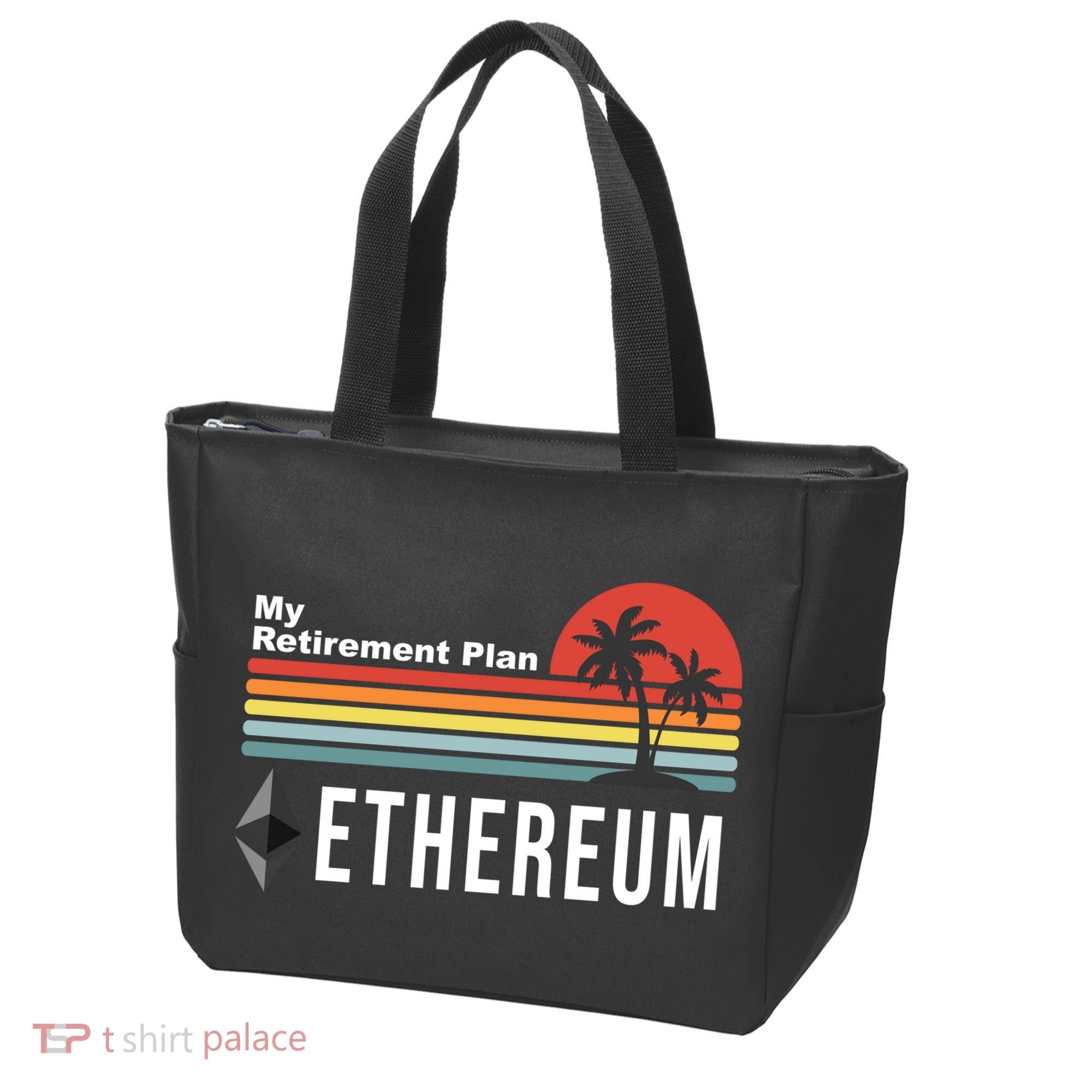 My Retirement Plan Ethereum Sunset Tote Bag