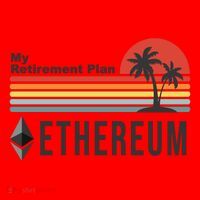 My Retirement Plan Ethereum Sunset Santa Hat thumb 1