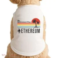 My Retirement Plan Ethereum Sunset Doggie Tank thumb 0