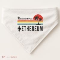 My Retirement Plan Ethereum Sunset USA-Made Doggie Bandana thumb 0