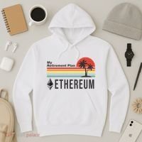 My Retirement Plan Ethereum Sunset Hoodie thumb 3
