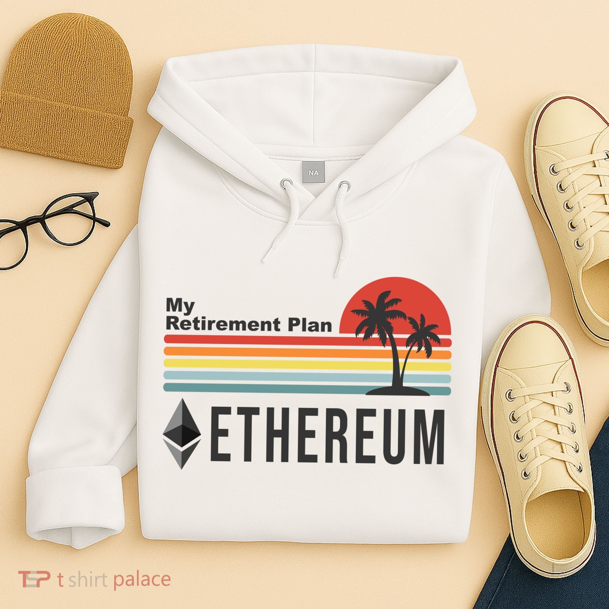 My Retirement Plan Ethereum Sunset Hoodie