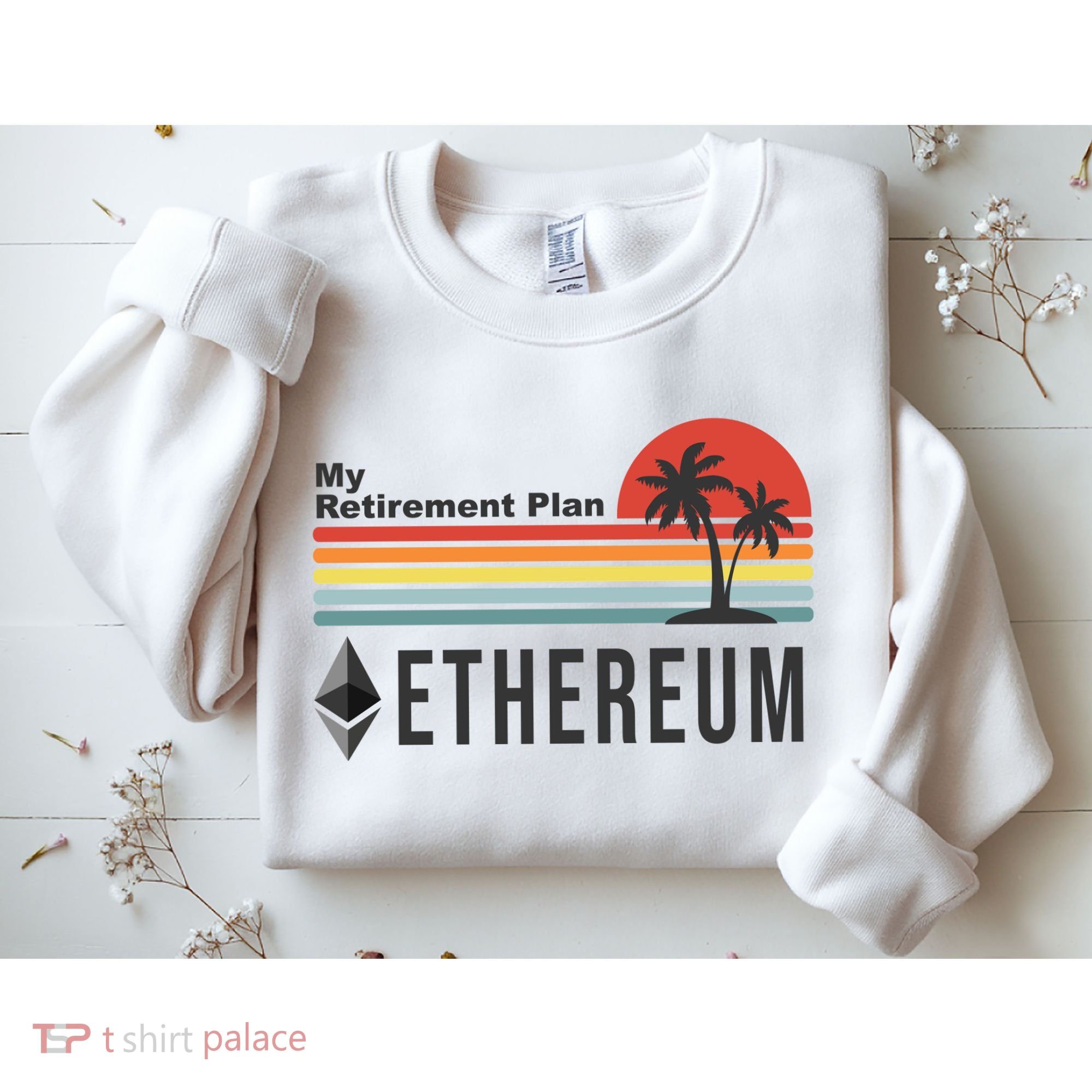 My Retirement Plan Ethereum Sunset Sweatshirt