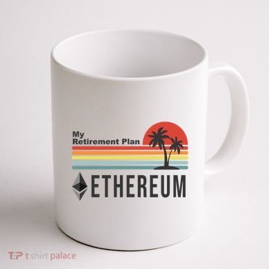 My Retirement Plan Ethereum Sunset Coffee Mug back