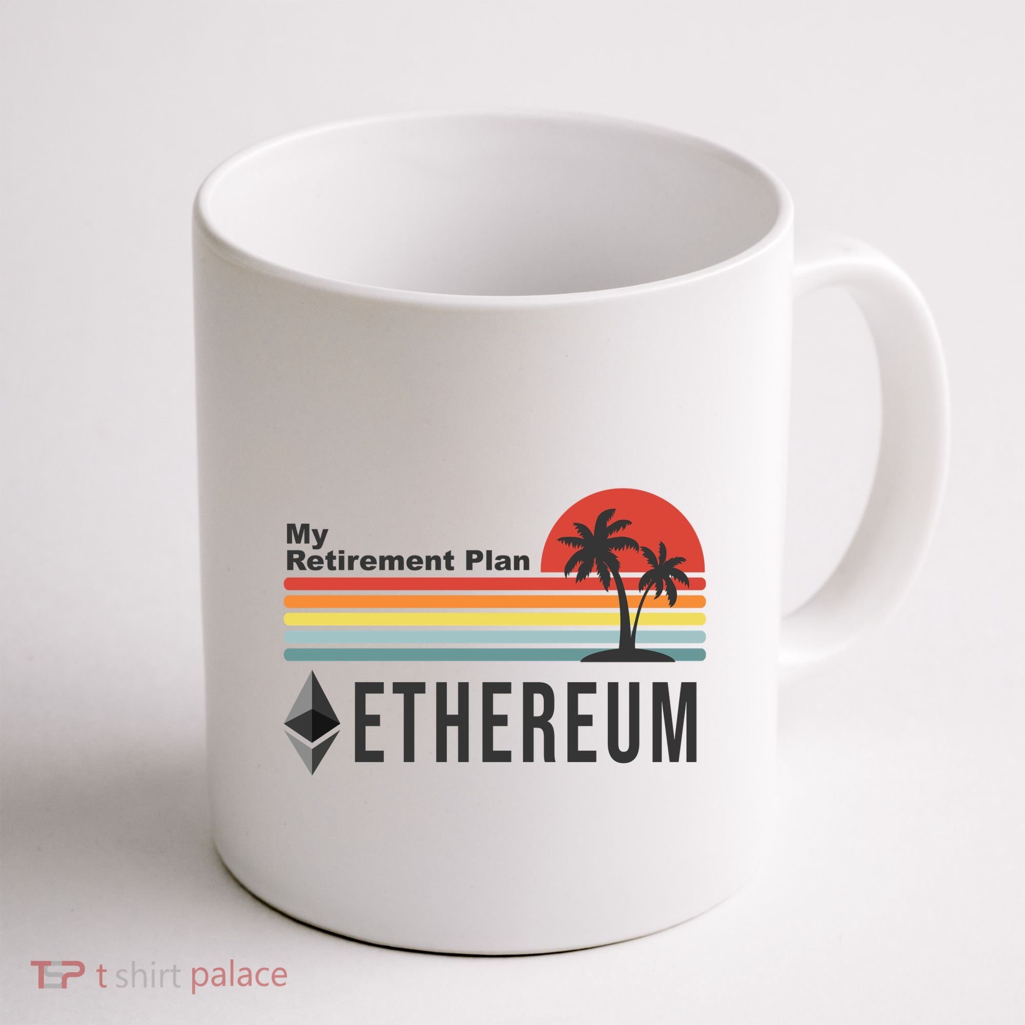 My Retirement Plan Ethereum Sunset Coffee Mug