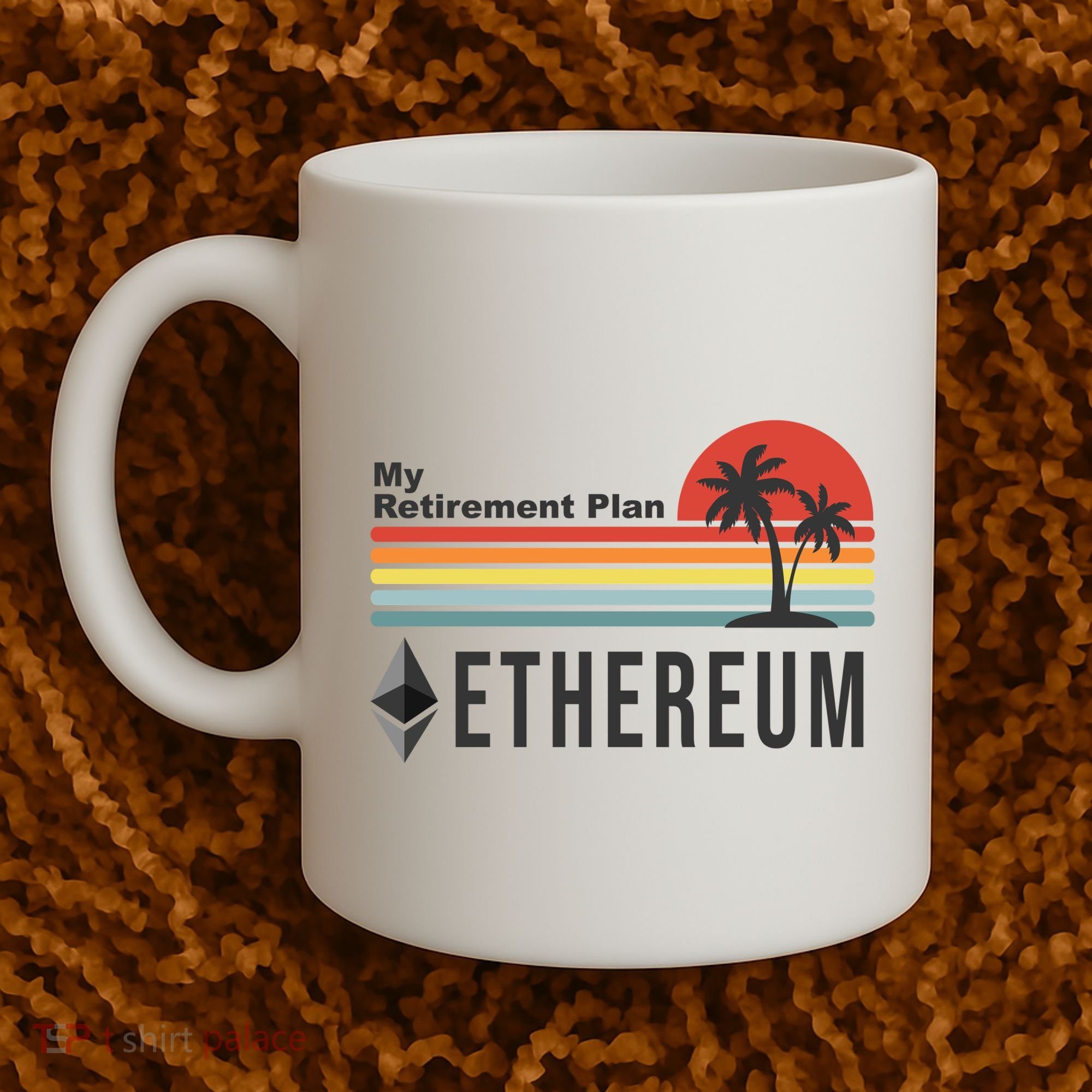 My Retirement Plan Ethereum Sunset Coffee Mug