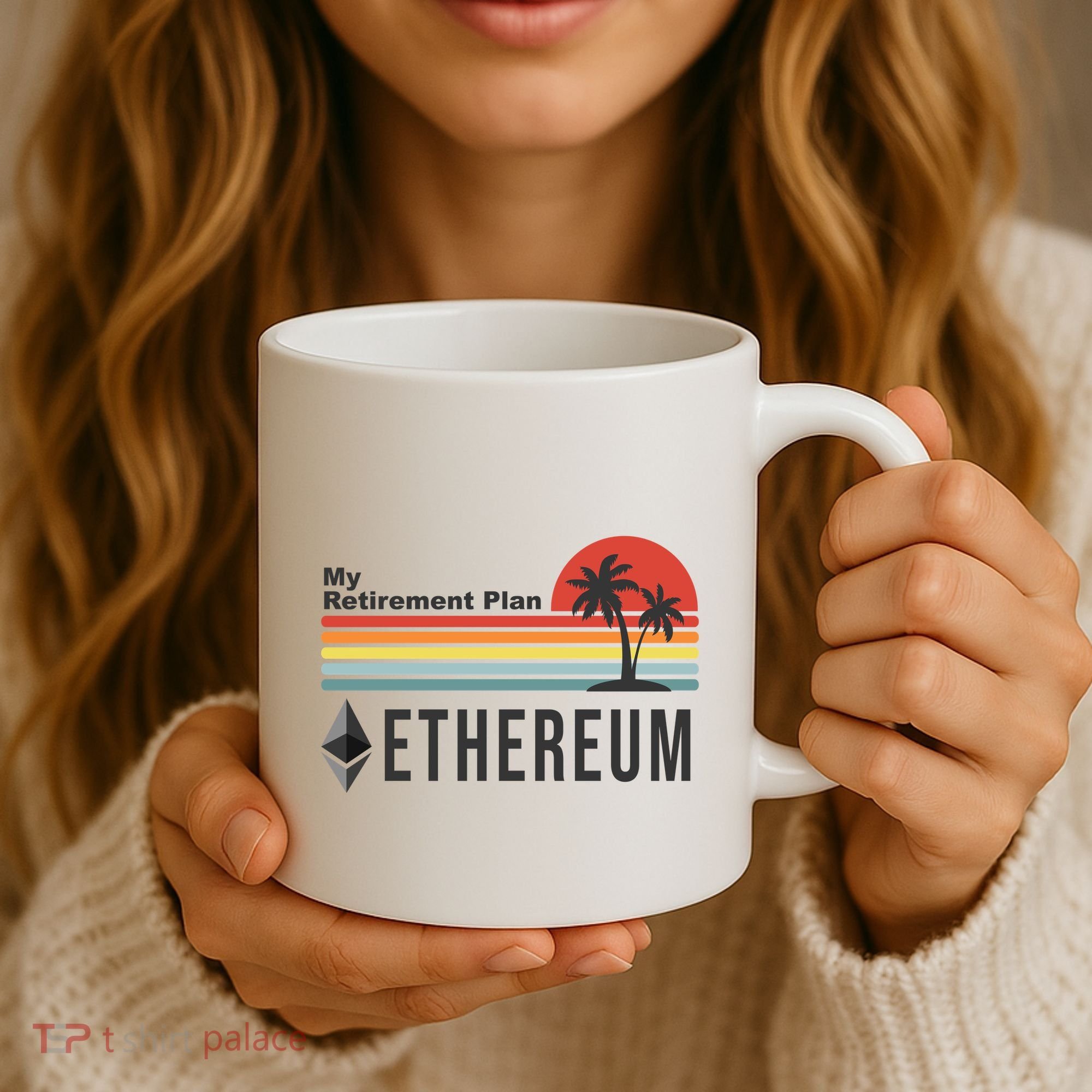 My Retirement Plan Ethereum Sunset Coffee Mug