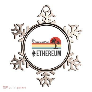 My Retirement Plan Ethereum Sunset Ornament