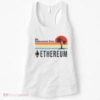 My Retirement Plan Ethereum Sunset Women's Tank Top thumb 0