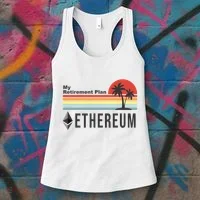 My Retirement Plan Ethereum Sunset Women's Tank Top thumb 3