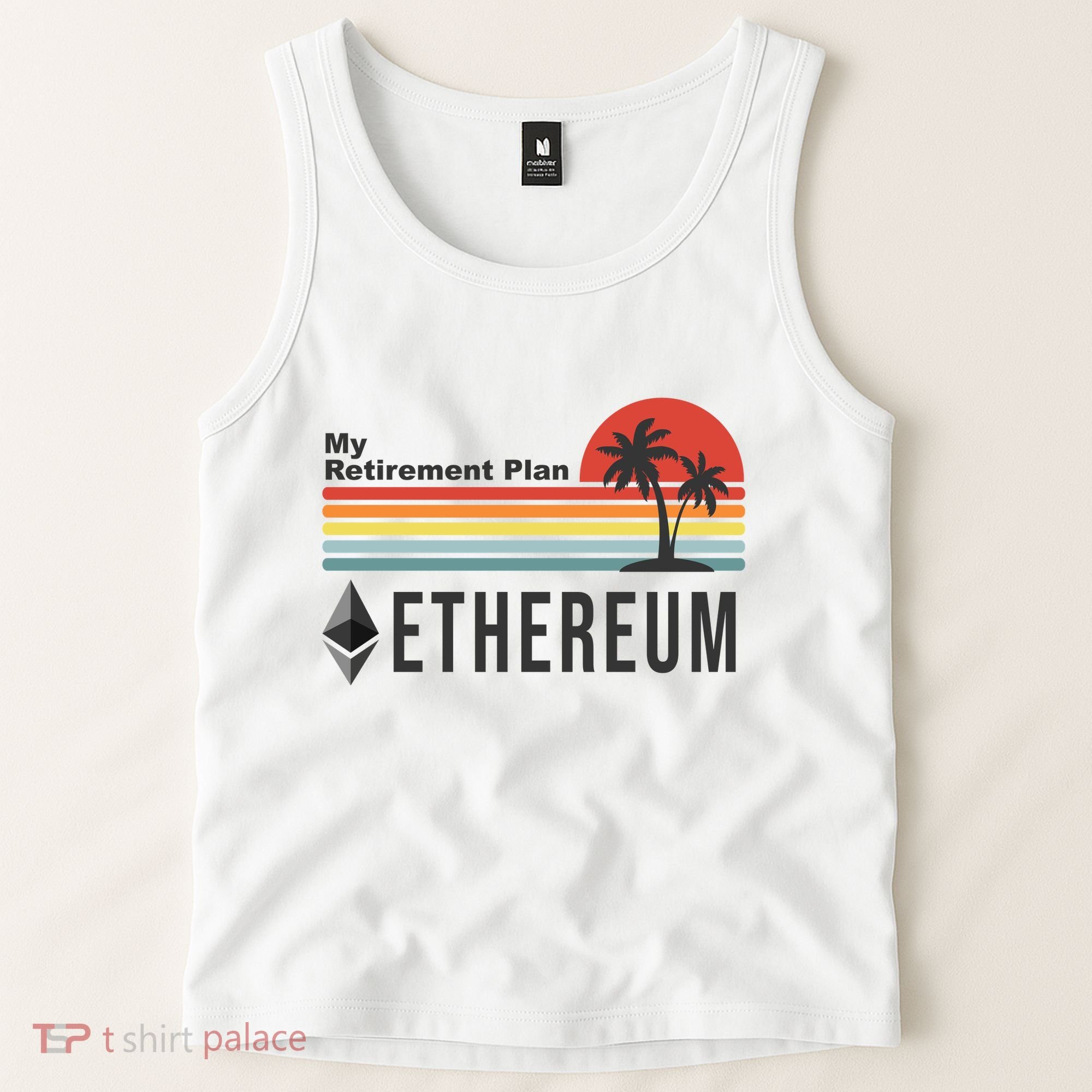My Retirement Plan Ethereum Sunset Tank Top