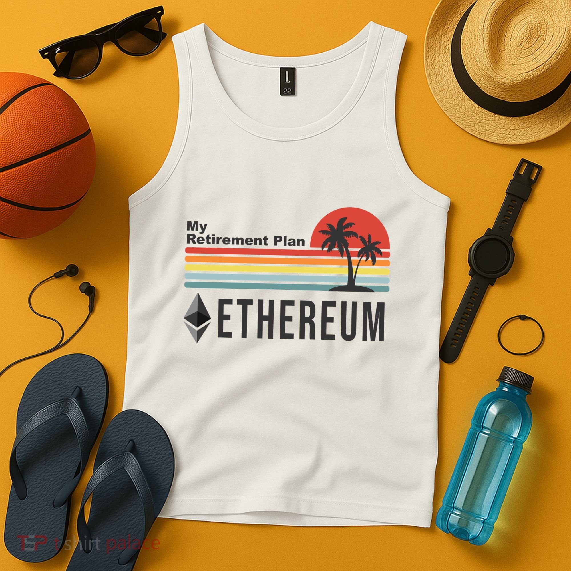 My Retirement Plan Ethereum Sunset Tank Top