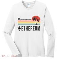 My Retirement Plan Ethereum Sunset Women's Long Sleeve Shirt thumb 0