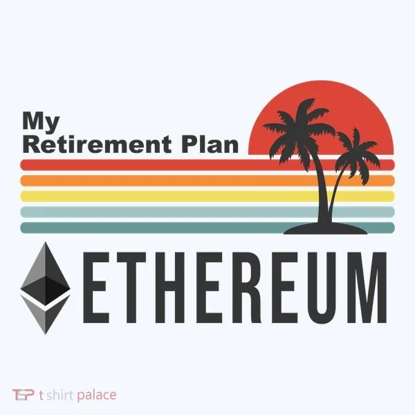 My Retirement Plan Ethereum Sunset Women's Long Sleeve Shirt