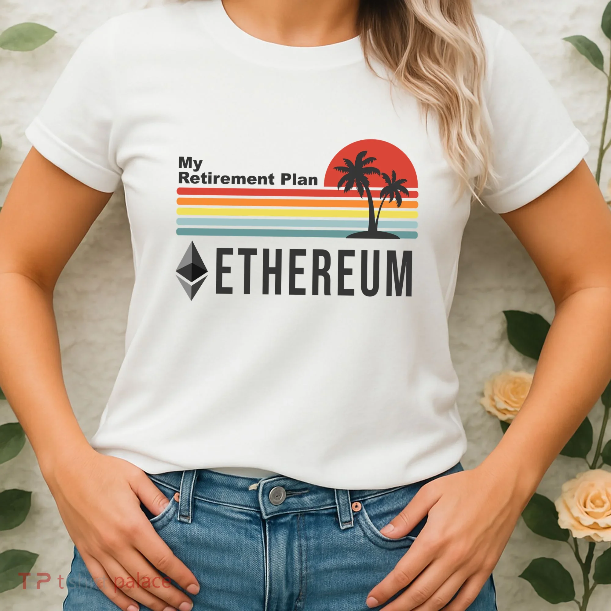 My Retirement Plan Ethereum Sunset Women's T-Shirt