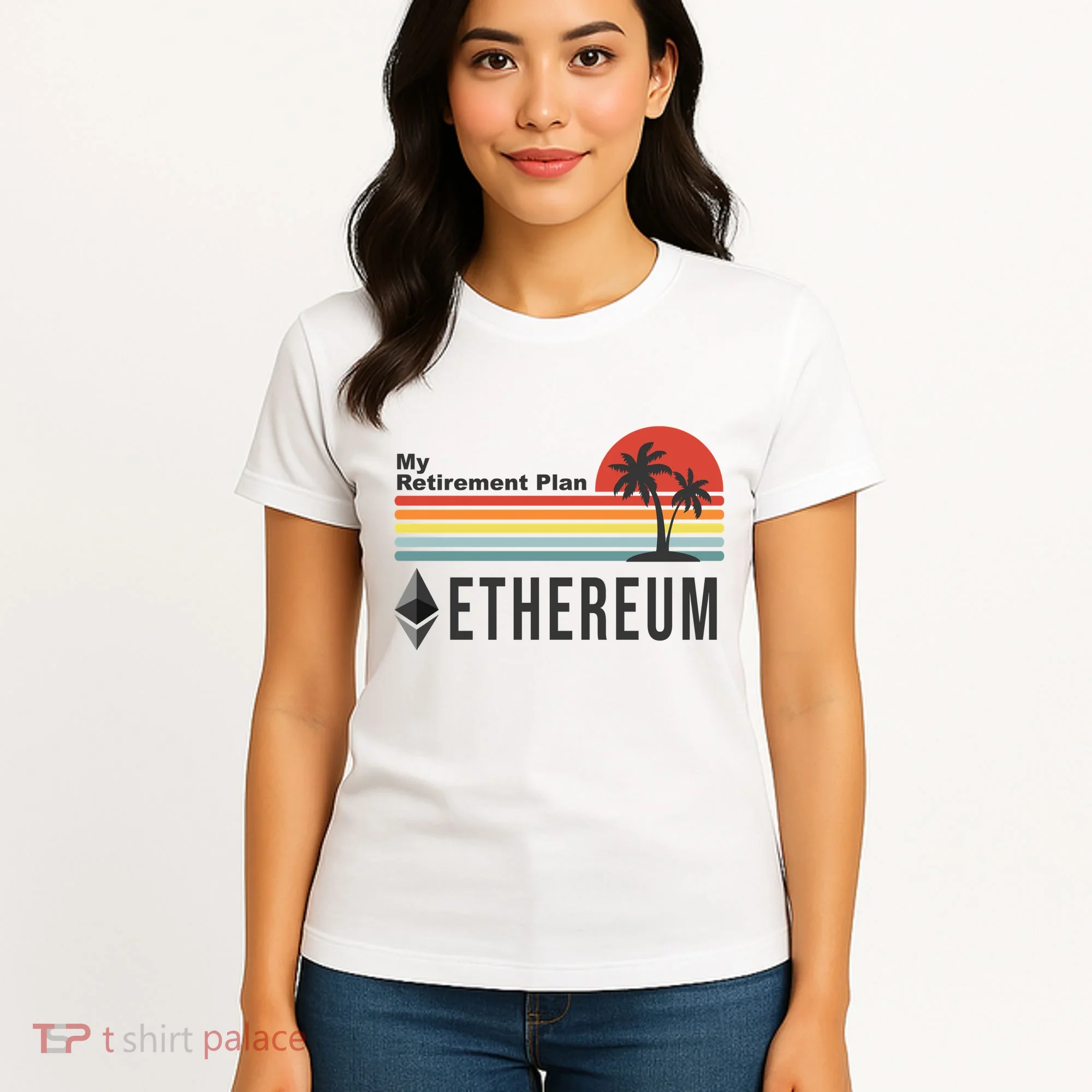 My Retirement Plan Ethereum Sunset Women's T-Shirt