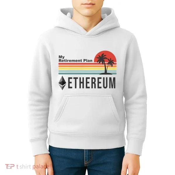 My Retirement Plan Ethereum Sunset Kids Hoodie