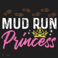 Mud Run Princess For A Mudding Mudder Trail Running Lover Women's Sweatshirt thumb 2