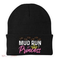 Mud Run Princess For A Mudding Mudder Trail Running Lover Beanie thumb 0