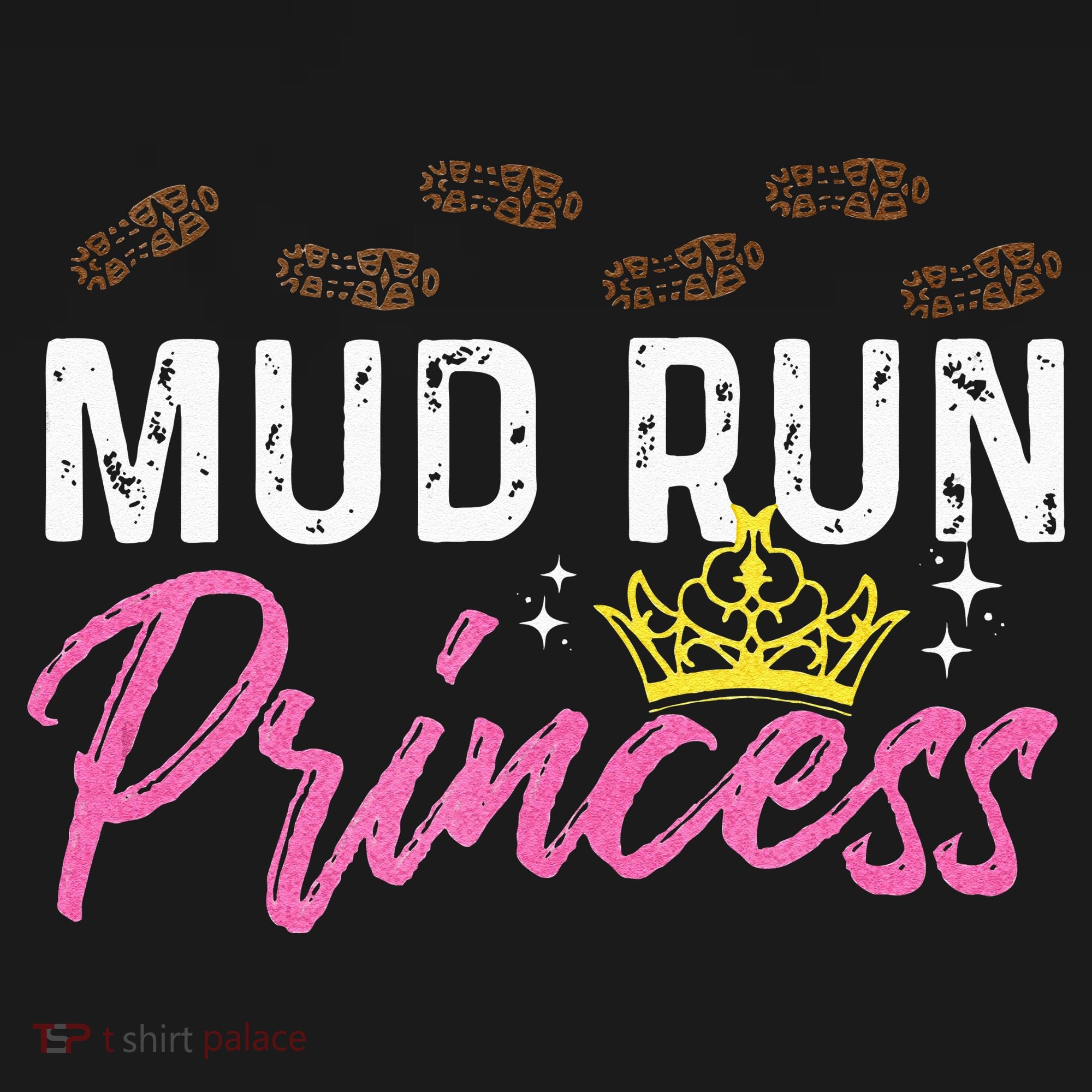 Mud Run Princess For A Mudding Mudder Trail Running Lover Women's Tank Top
