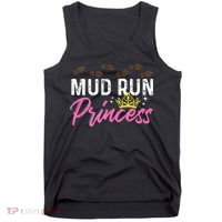 Mud Run Princess For A Mudding Mudder Trail Running Lover Tank Top thumb 0