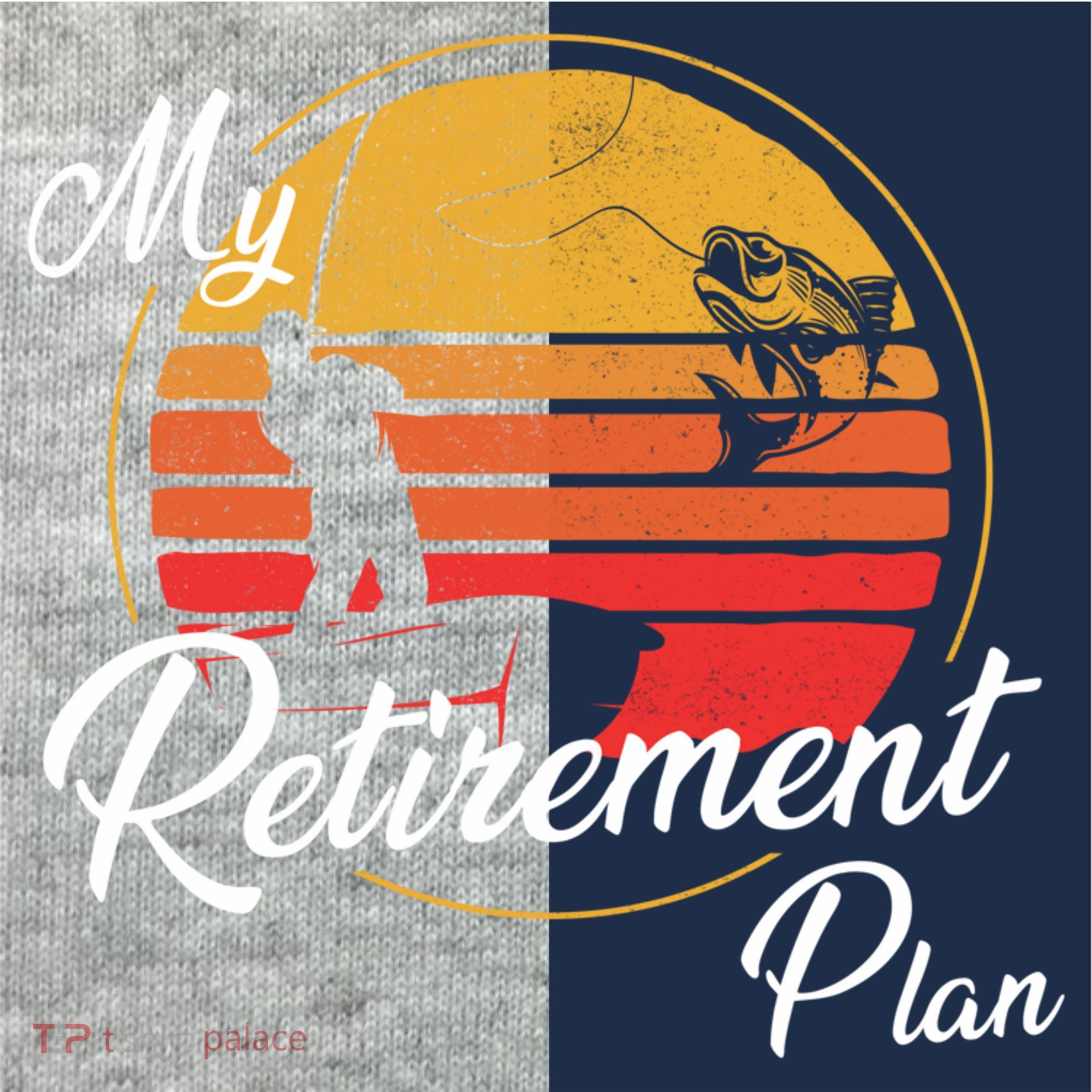 My Retirement Plan - Fishing Kids Colorblock Raglan Jersey