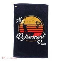 My Retirement Plan - Fishing Golf Towel thumb 0