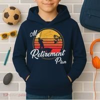 My Retirement Plan - Fishing Kids Hoodie thumb 2